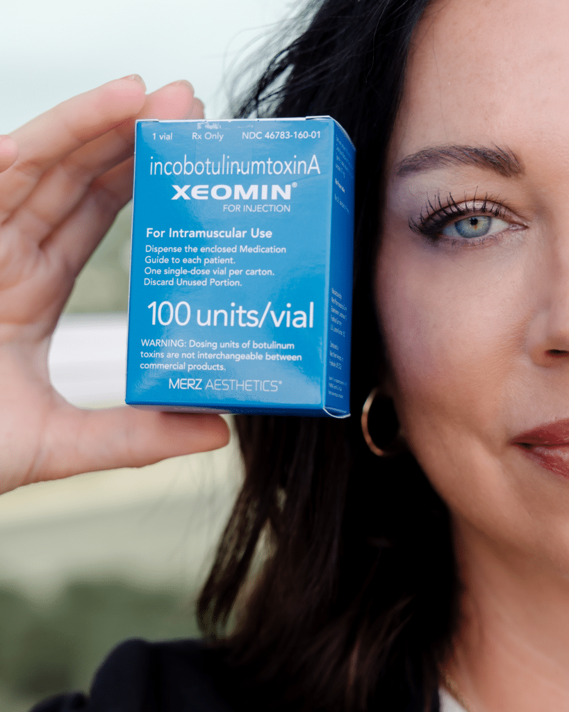 woman after xeomin